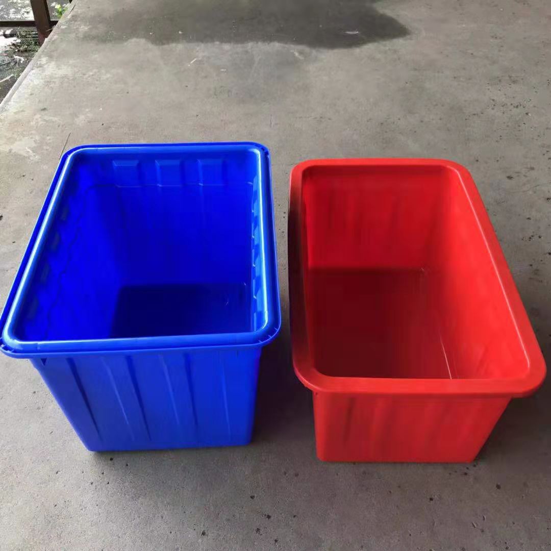 山西PE材质塑胶箱 900*685*600可带轮服装工厂托运箱