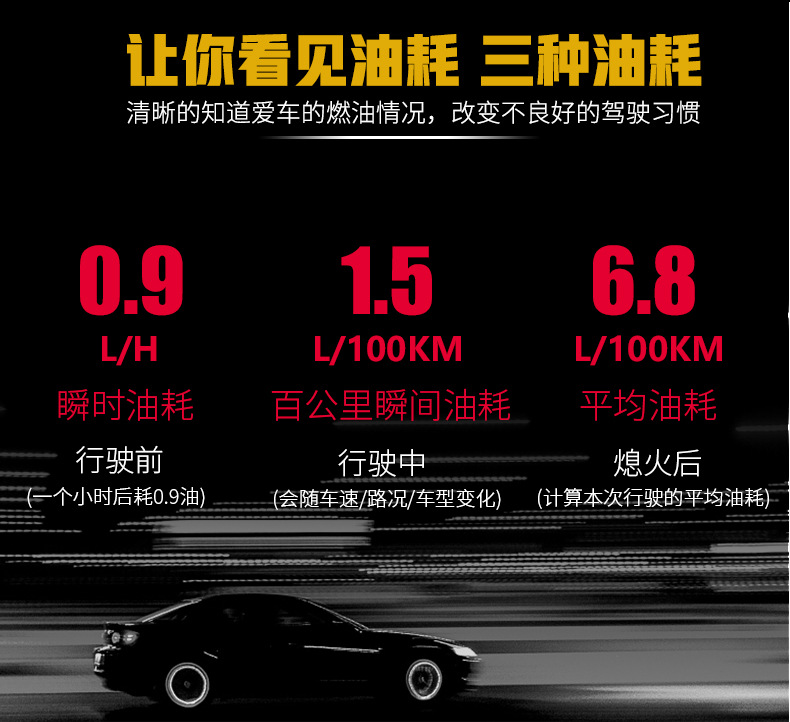 C800 Dual System Obd+Gps Fully Compatible with Hud Head-Up Display Universal Car Display for the Whole Car