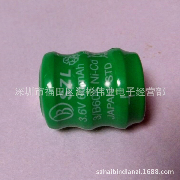 纽扣镍氢充电电池/扣式镍氢充电电池,3.6V  60MAH  40MAH电池