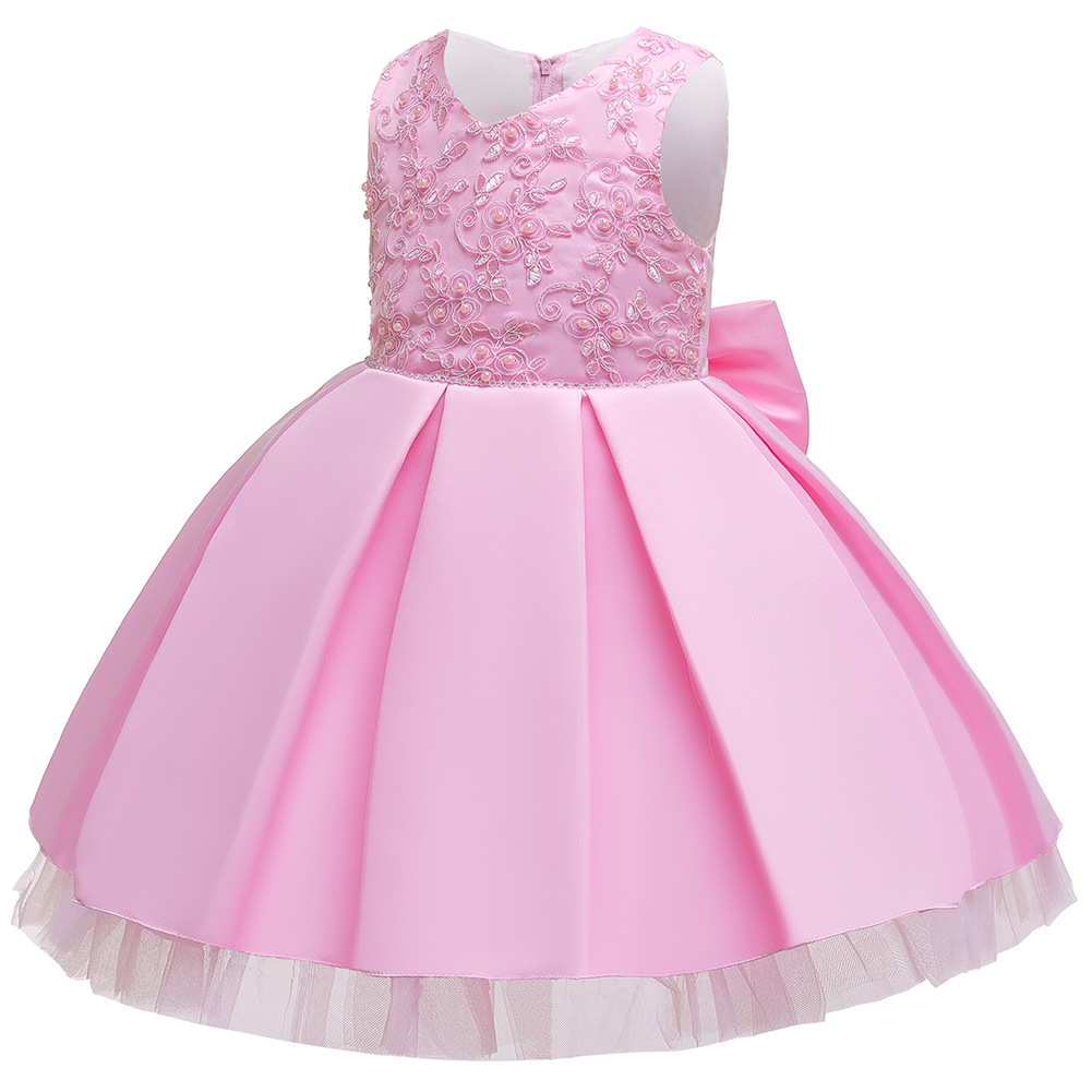 Nuevo Vestido Para Niños Niñas Princesa Pettiskirt Niña De Las Flores Vestido De Novia Vestido De Niños display picture 7