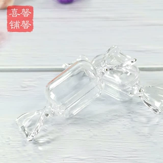 外贸电商跨境货源义乌工厂直销个性创意喜糖盒透明迷你小糖果批发