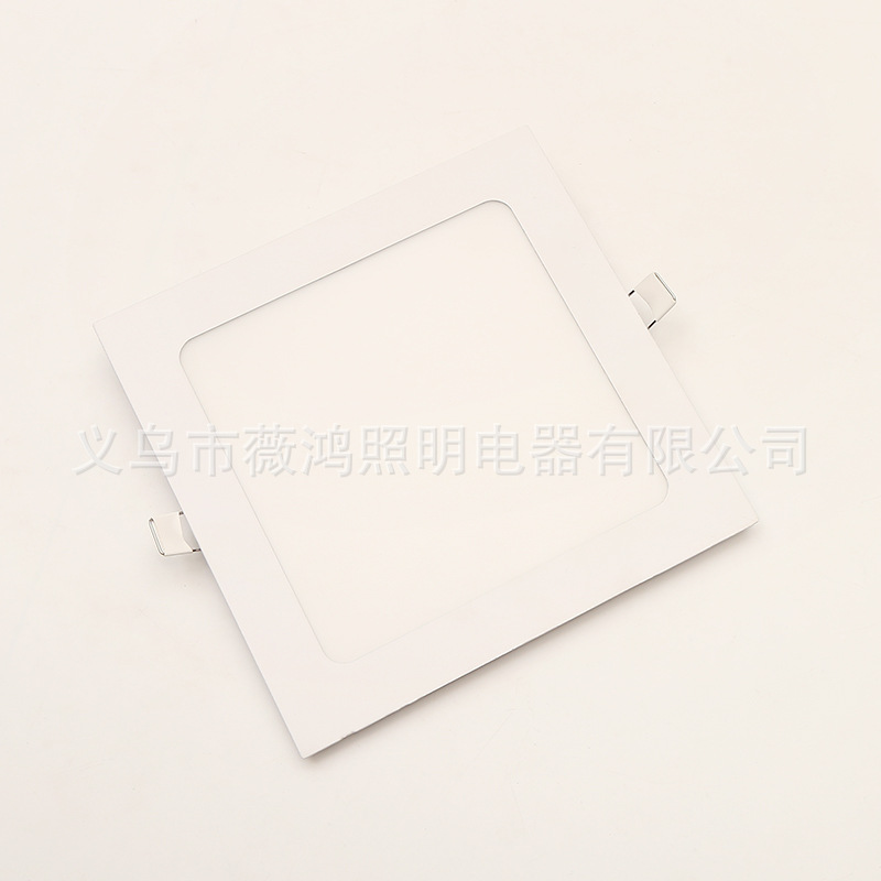 Simple incrustado blanco cálido ultra-Delgado panel de luz 12W18Wled downlight de techo de montaje abierto fundición de aluminio de ventas directas de la fábrica