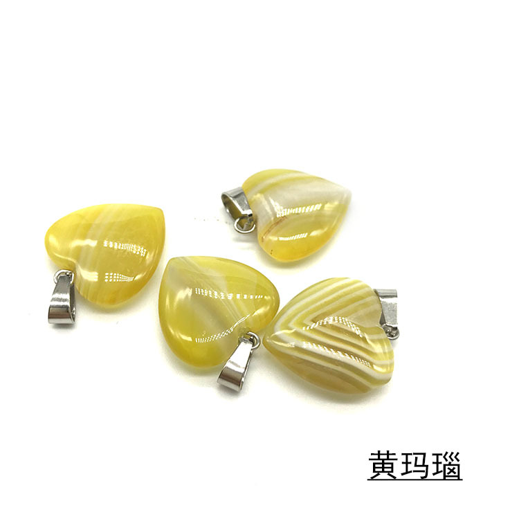 5g Weight Pendant Jewelry Making Type Agate Material Solid Color Pattern Satin Finish Polishing Design Classic Style Style Coffee, White, Purple, Red, Green, Blue, Yellow, Black Color Agate Solid Color Satin Pendant 19