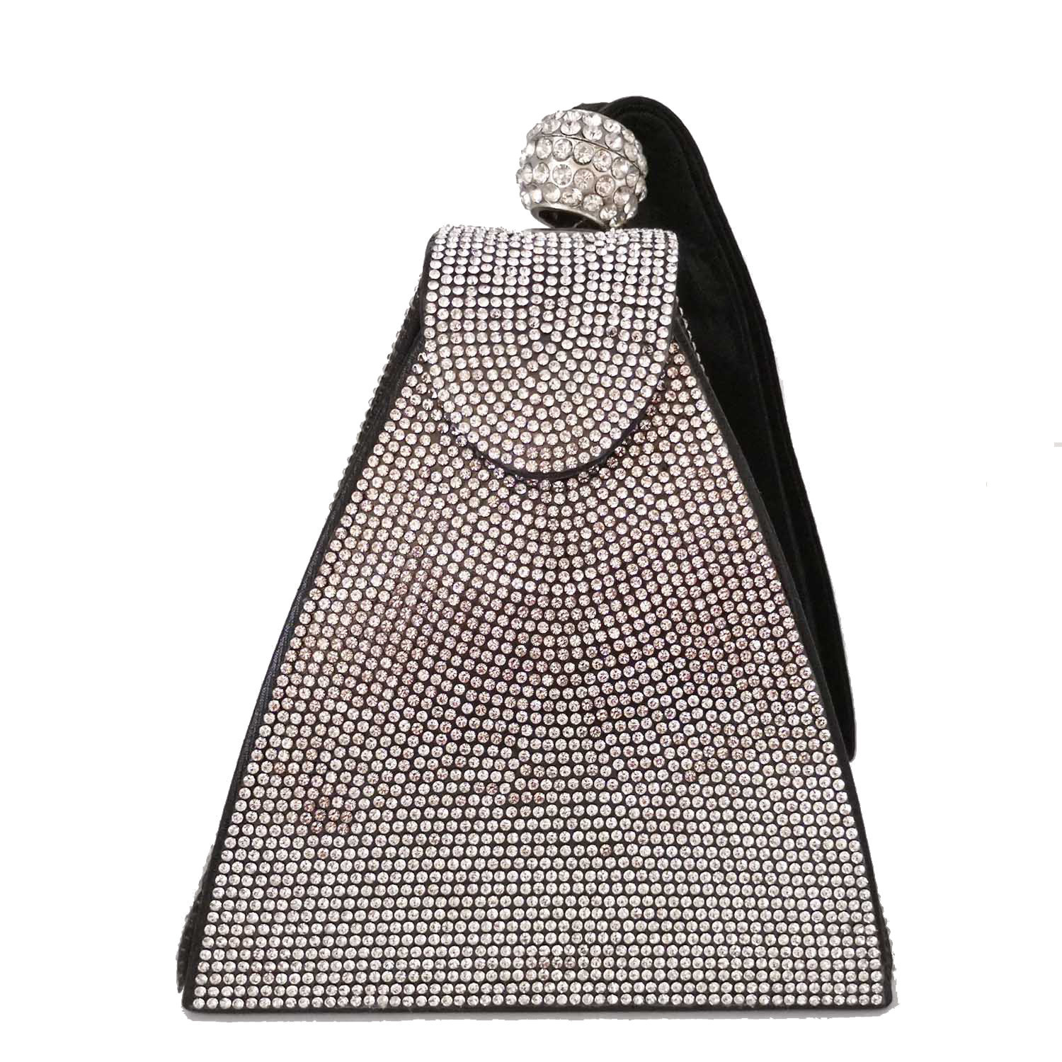 Fashion Women's Bag New Dinner Bag Pyramid Shape Women Bag Rhinestone Handbag display picture 16