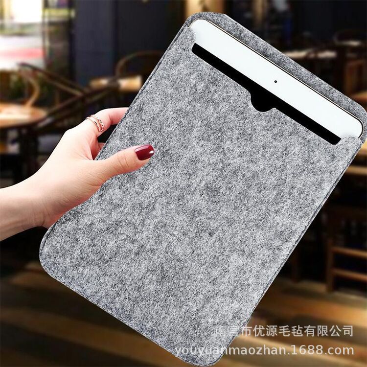 厂家直供毛毡平板包 ipad8寸10寸平板内胆包保护套 可加logo