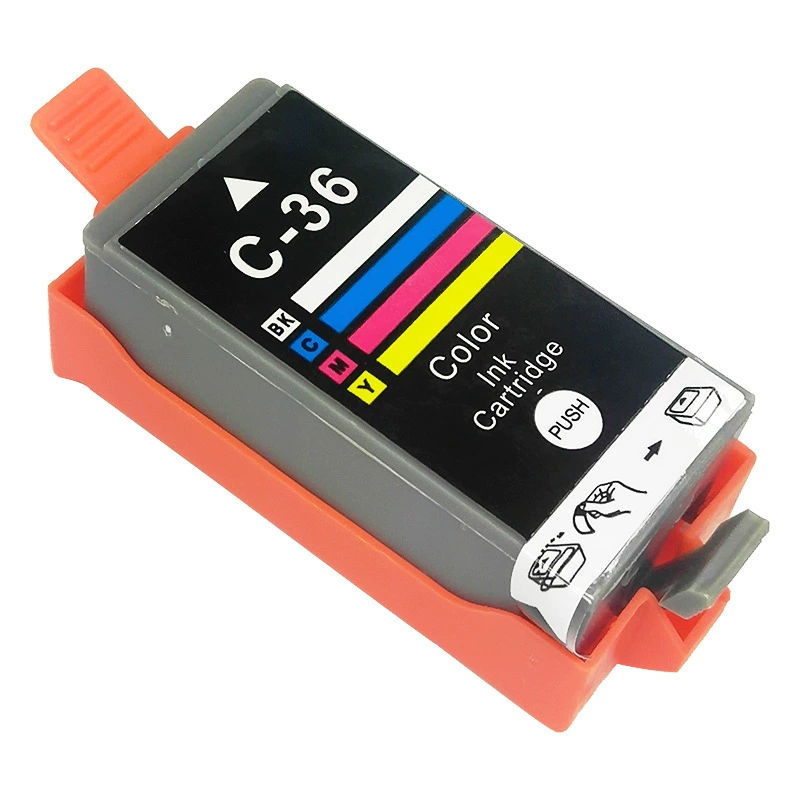 Совместимо с Canon CANON iP100, картридж для чернил PGI-35BK черный CLI-36C цветной
