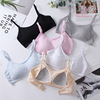 Cotton top with cups for elementary school students, bra top, shockproof tube top, colored underwear, for running, vibration