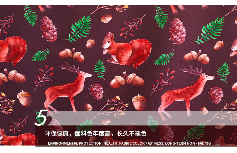High-definition digital waterproof composite fabric, Oxford cloth fabric, casual double-back mummy bag, children's bag and other fabrics detail image 9