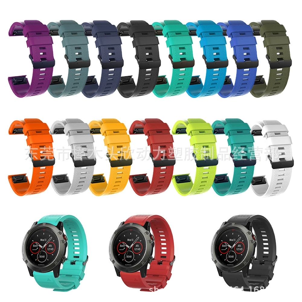 Подходит к Garmin Jiaming Fenix5 5S 5X, 3HR быстрая разборка ремешка силикон замена запястья оптом