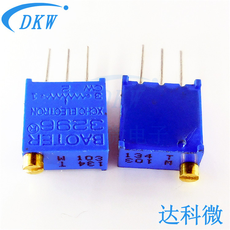 3296W-1-103 微调多圈电位器10K 3296W可调电位器103 全新现货
