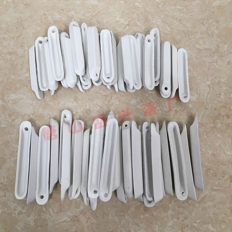 唐山兴易牌 定硫仪用 77mm 88mm 95mm 97mm 瓷舟 化学瓷燃烧舟