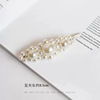 Hairgrip from pearl, elegant hair accessory, universal bangs, hairpins, simple and elegant design, internet celebrity