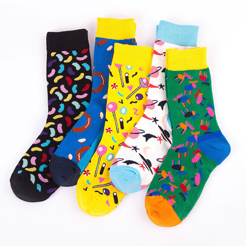 Cross-border wholesale Amazon European and American style ankle socks 2024 new autumn/winter street fashion socks for men and women casual socks