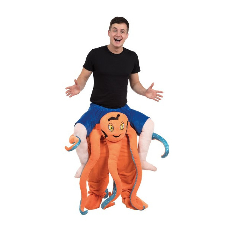 2019热销章鱼连体裤动物衣吉祥物嘉年华服装批发
