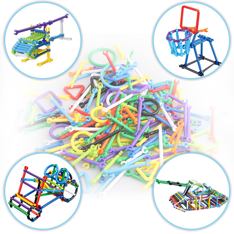 children Early education initiation Mosaic Magic Wand kindergarten Puzzle Assemble Smart Stick DIY Building block toy wholesale