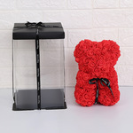 Роуз Медведь прозрачный подарок  PE пена цветок медведь пустая коробка  40cm роз Медведь прозрачный коробку