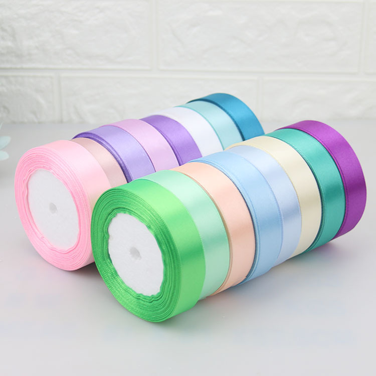 2cm丝带绸带缎带卷 彩带红织带伴婚礼手礼礼品包装批发婚庆布置