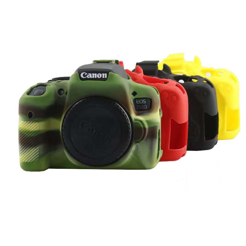 厂家直销适合佳能EOS 750D相机硅胶套 750D单反软胶套 摄影套