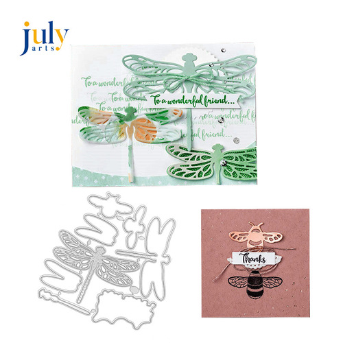 Scrapbooking DIY cutting dies, carbon steel dies, flower press dies, template dragonfly dies