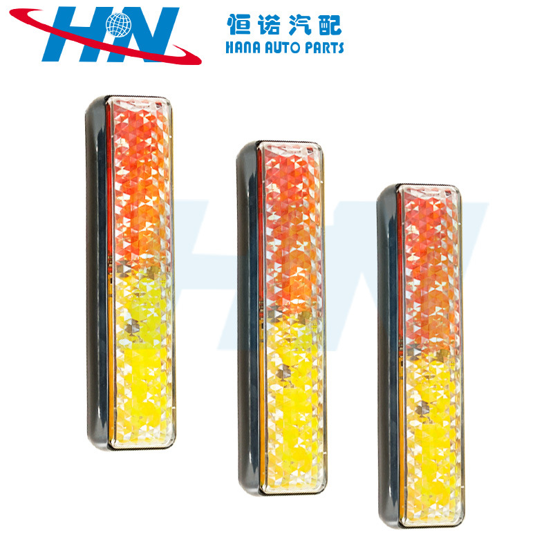 Las ventas de la fábrica amplia presión 10-30V camión remolque LED luz de freno de señal de giro luz lateral LED luz trasera luz de advertencia