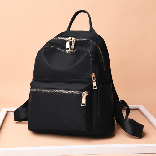 New Lightweight Oxford Cloth Dual Shoulder Bag for Women Korean Style Nylon Canvas Student Casual Women's Bag Travel Small Backpack