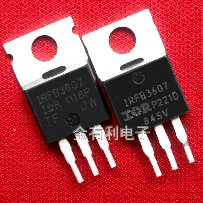 拆机IRFB3607  IRFB3607PBF 75V 80A可代替P8NF70 TO-220