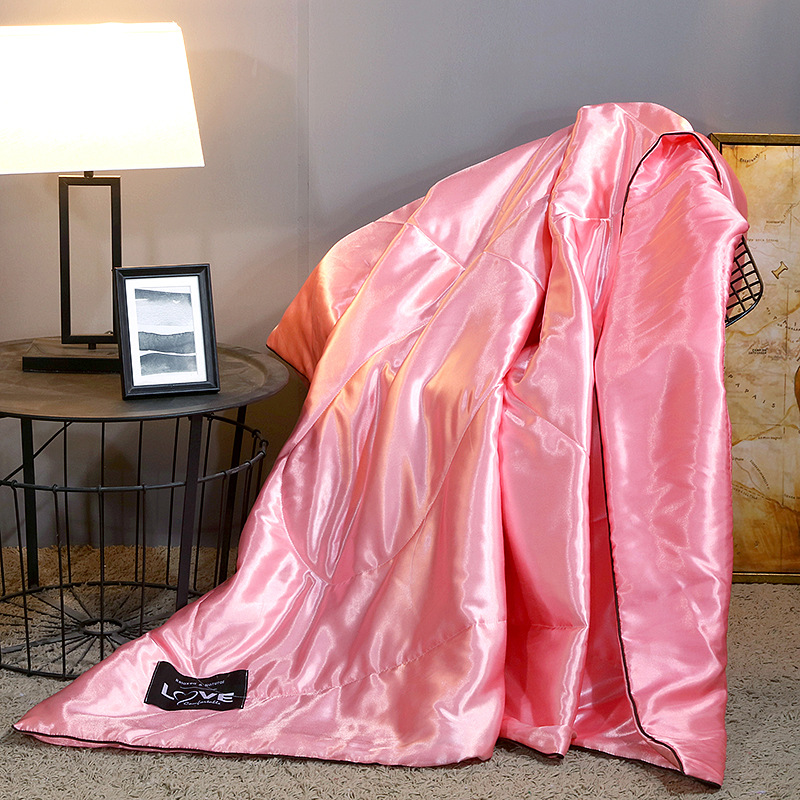 冰絲夏被空調被 親膚天絲夏涼被 水洗真絲夏被 天絲夏季薄被子