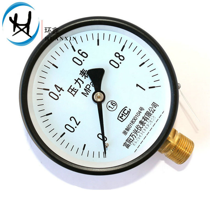 批发压力表 气压表 普通压力表螺纹M20*1.5压力表厂家批发