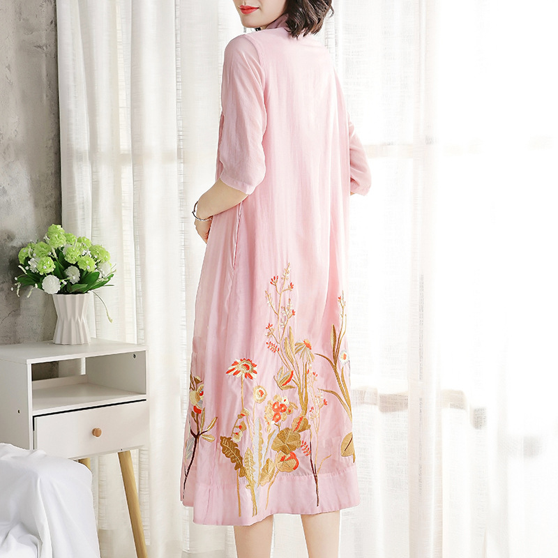 Robe femme en Mélange de tencel - Ref 3327408 Image 4