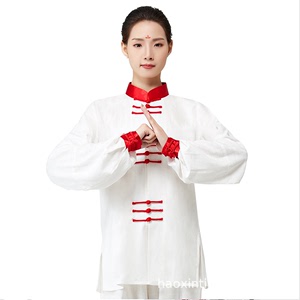 Tai chi kung fu clothing for women and men wushu training clothes martial arts performance breathable clothes Taiquan clothes 