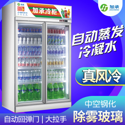 Fog Glass Cold storage Display cabinet commercial Freezer Drinks Beer Fresh cabinet supermarket Cooling equipment Refrigerator Freezer