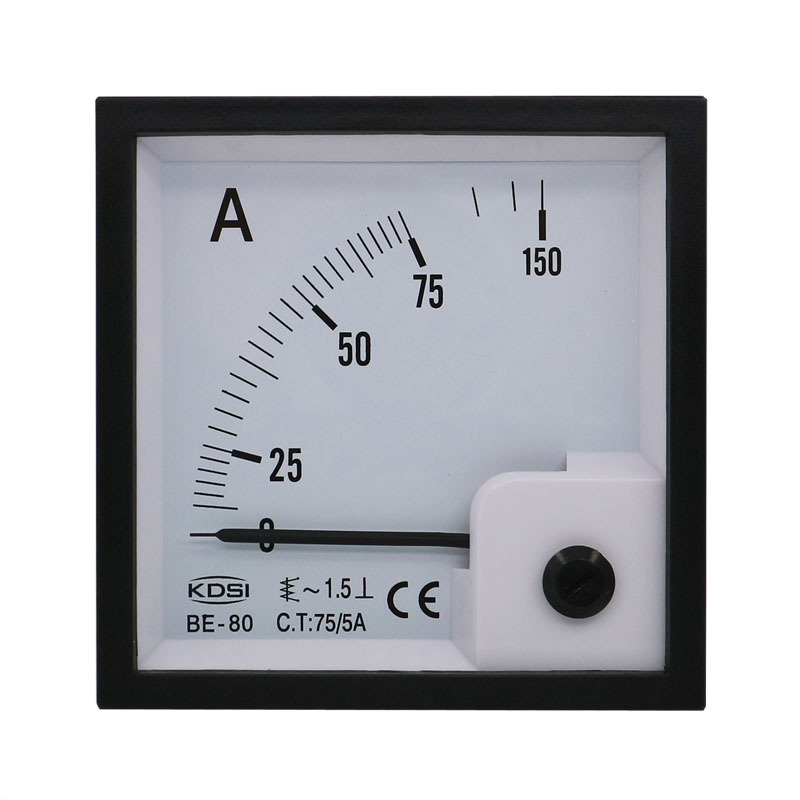 KDSI/康的斯指针式电流表BE-80 AC75/5A 配电柜电流仪表