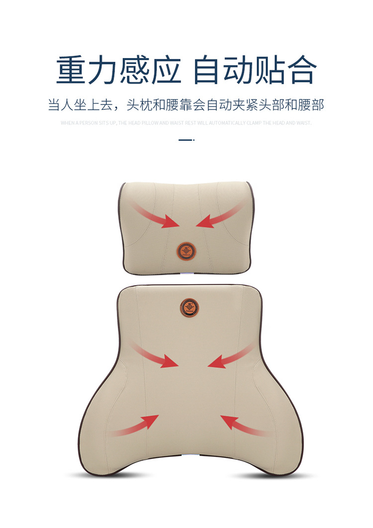 Car headrest waist support car memory foam neck pillow car pillow pillow back cushion waist support car supplies