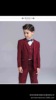Classic suit jacket, vest, bow tie, shirt, set, children's clothing, 4 piece set