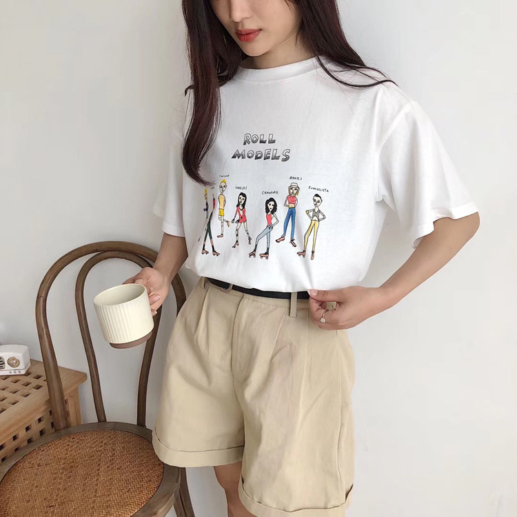 T shirt femme CHUAN YU en Coton - Ref 3314647 Image 29