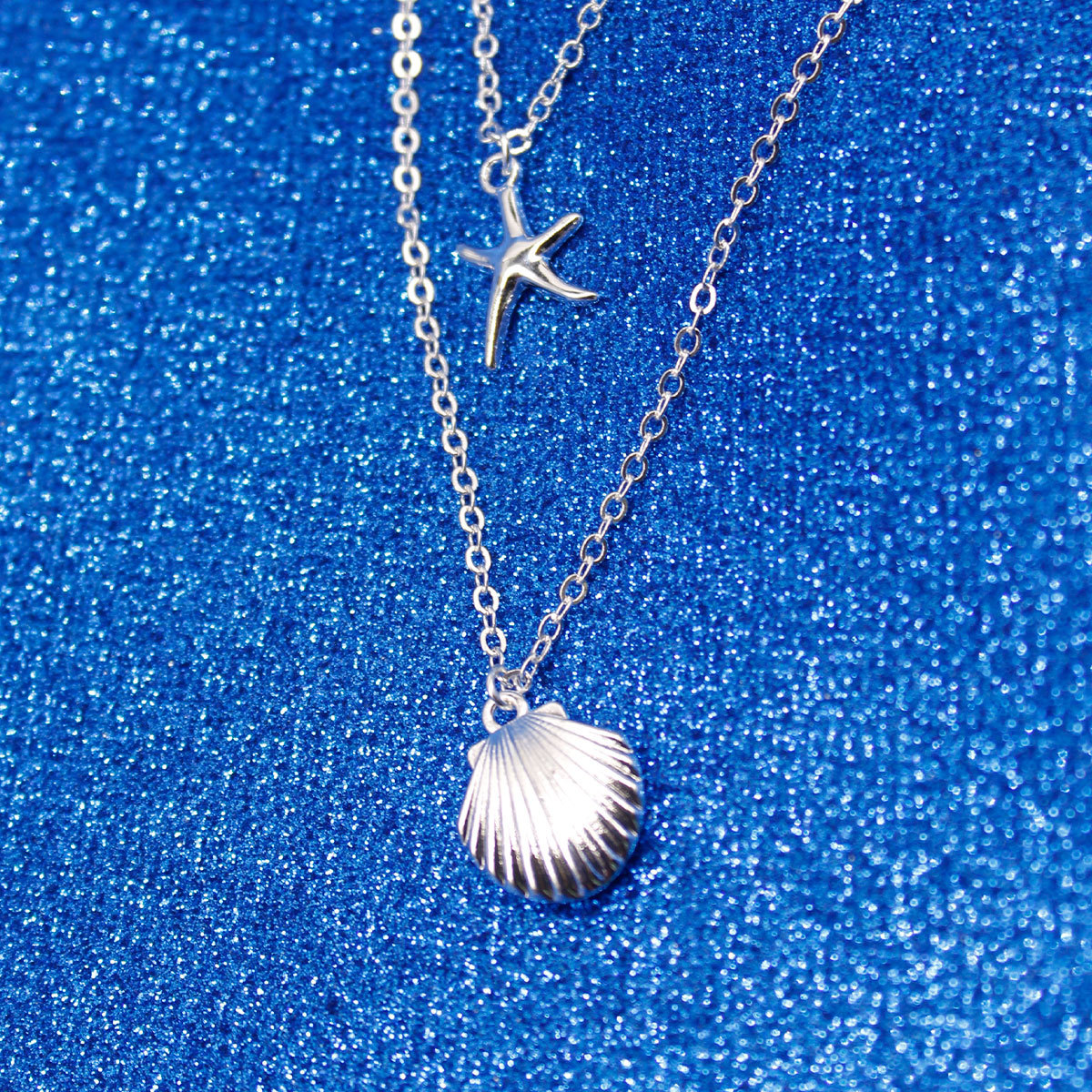 Vacation Starfish Alloy Shell Wholesale Layered Necklaces display picture 3