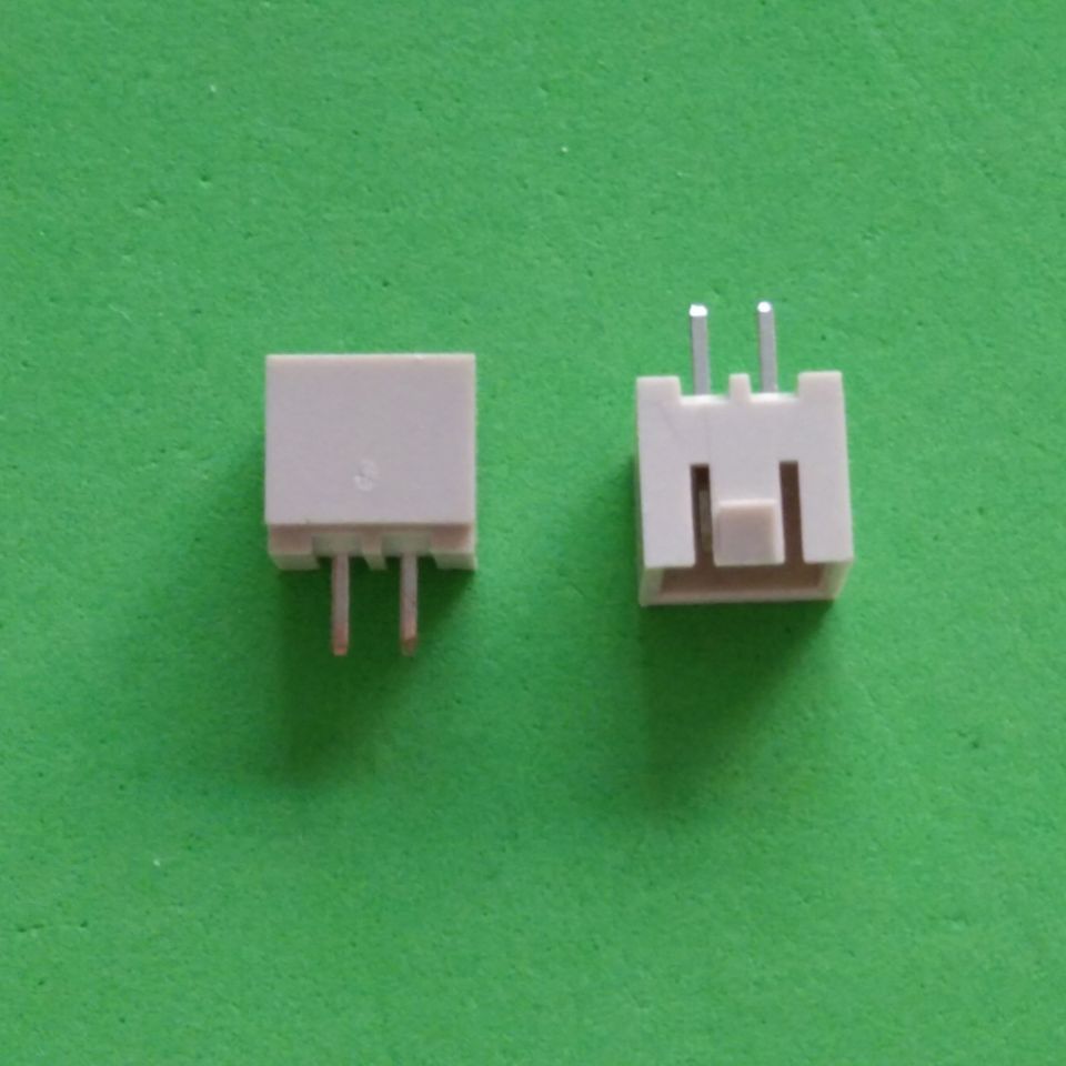 供应连接器XH2.5－2P米黄色直插 环保耐温