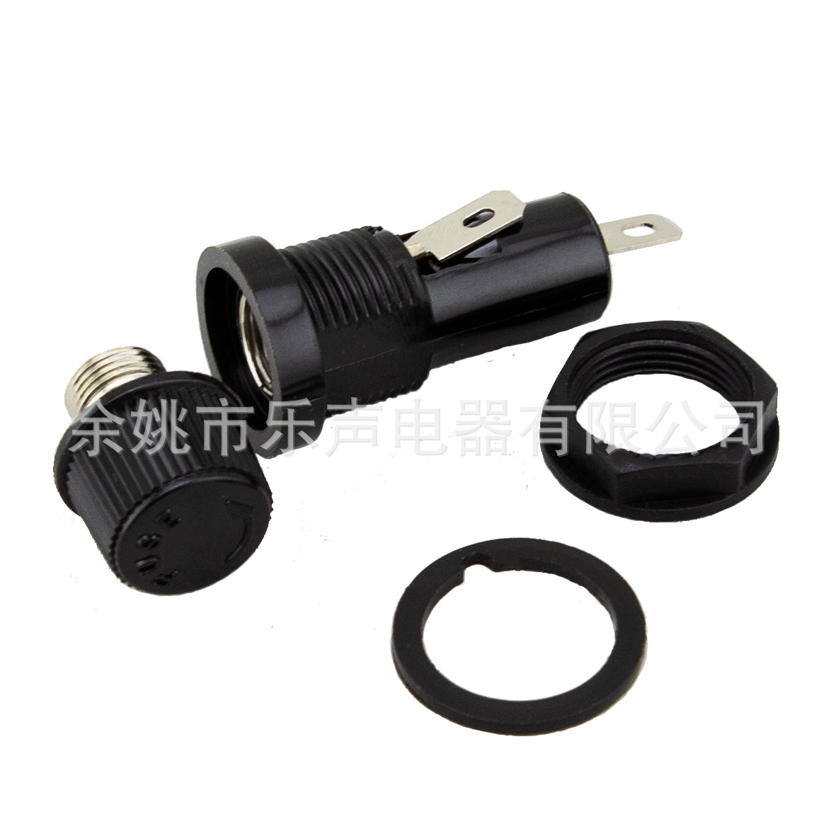 CR3-13 仪表板式 保险丝座、15A 250V 电动车 适用6*30保险丝 UL