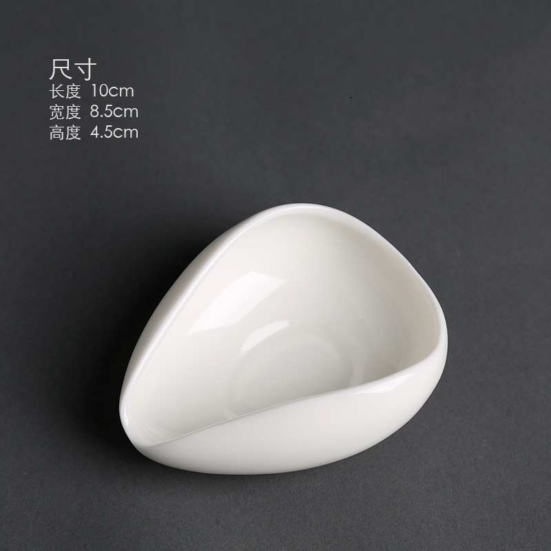 Ovejas Jade grasa té de porcelana blanca ceremonia del té de loto té de cerámica té de porcelana de loto cuchara de té ceremonia del té accesorios Dehua porcelana blanca juego de té Kung Fu