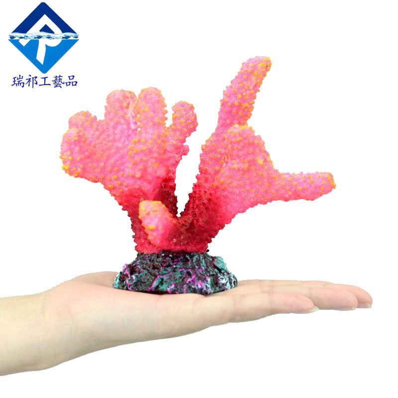 creative realistic coral resin decor