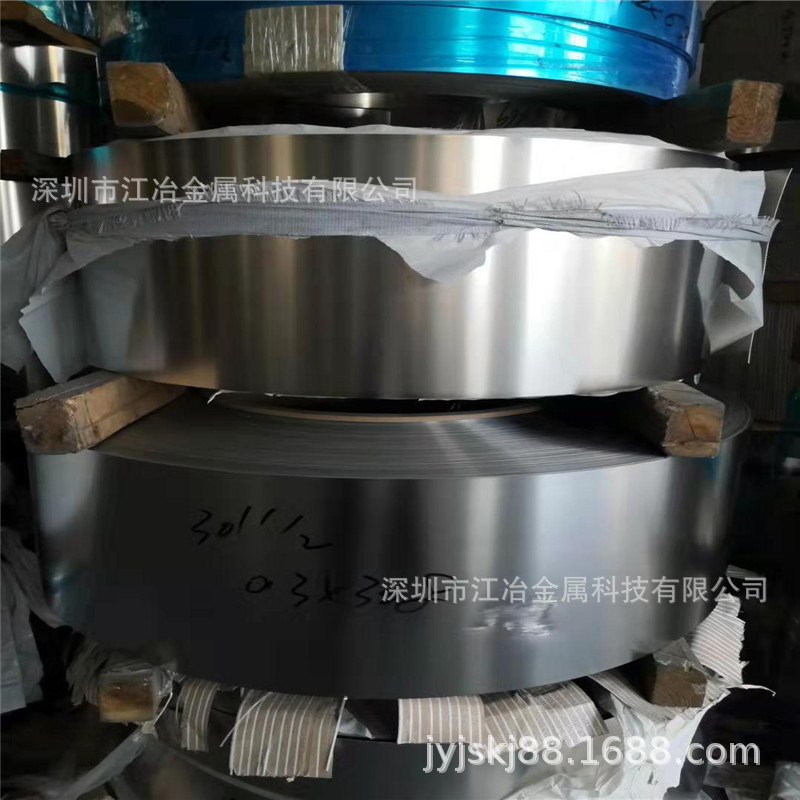 厂家304退火不锈钢卷板 0.1*409mm开平加工 定尺剪板 301特硬