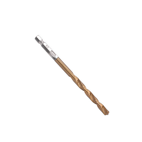 Hexagonal handle twist drill 13pcs high-speed steel titanium-plated 1.5-6.5mm set electric drill pneumatic drill twist drill bit