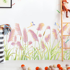 pvc corner line baseboard base line wall sticker self-adhesive living room bedroom wall reed painting wall decorations