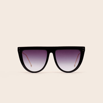 New Fashion Round Retro Sunglasses Transparent Frame Glasses display picture 3