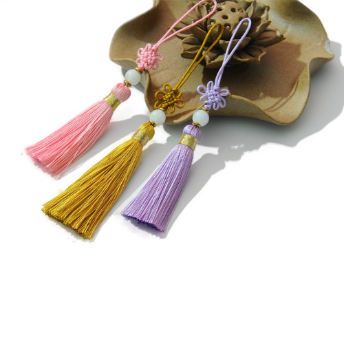 Hand-woven bookmarks, tassels, Chinese knots, small tassels, hornwood combs, invitations, hanging tassels, jade tassels, factory direct sales