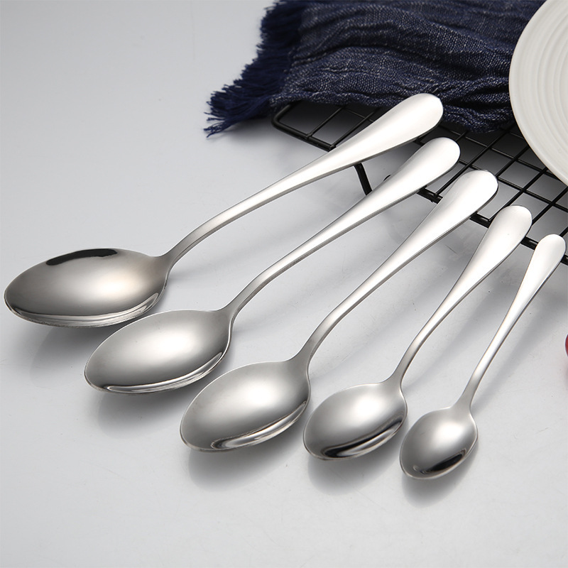 【15支装】【不锈钢勺子】吃饭主餐勺 儿童餐具餐厅咖啡勺甜品勺