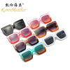 Fashionable sunglasses, universal trend glasses solar-powered, city style, European style