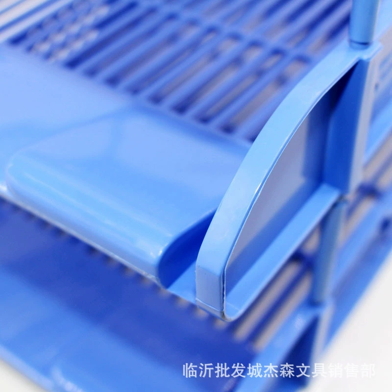 奥宇 [3层文件座塑料横式文件架资料整理文件收纳框办公文件盘303]