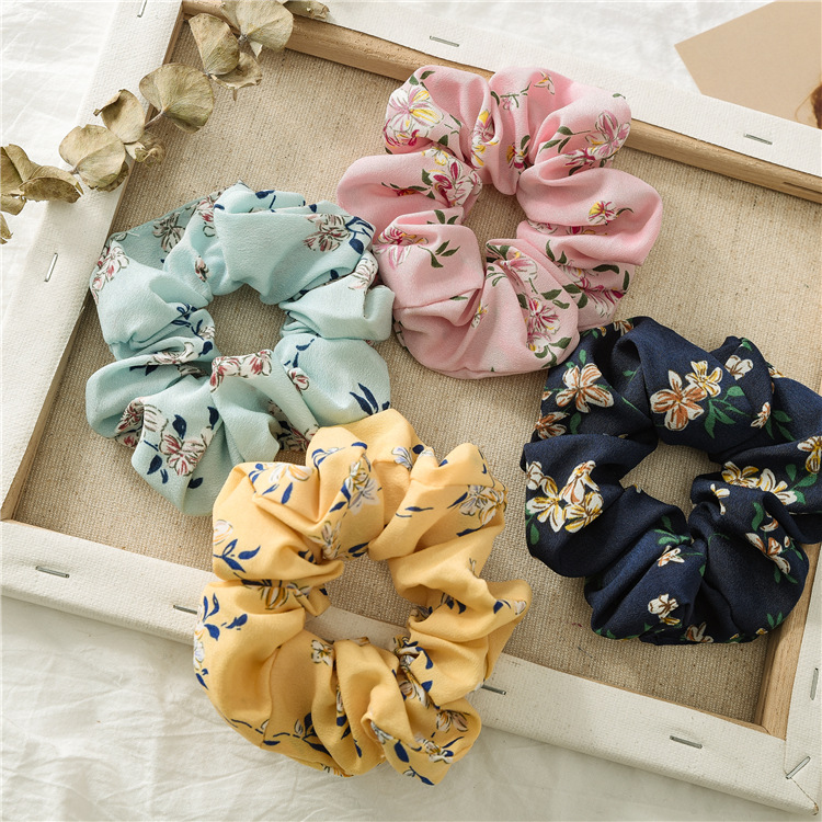 Sweet Ditsy Floral Cloth Hair Tie display picture 1