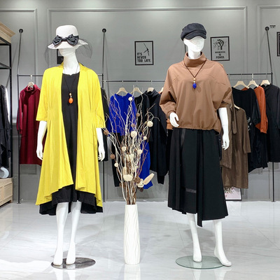 品牌折扣女装20春装大版均码连衣裙打底棉麻女装批发直播货源走份